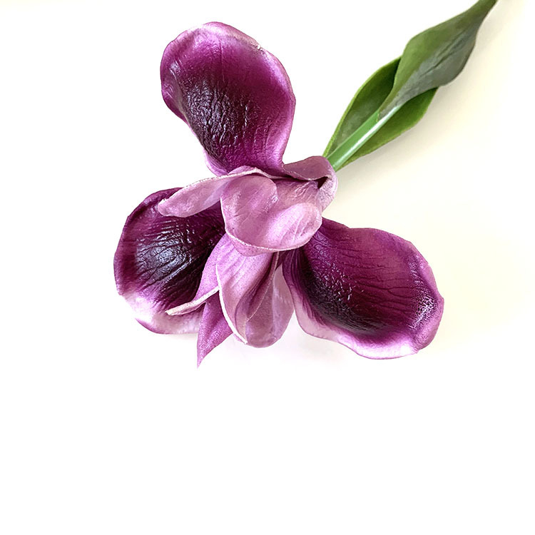 Alice Iris umelá kvetina, jednostvolová, na domovú dekoráciu a rekvizity pre fotografovanie