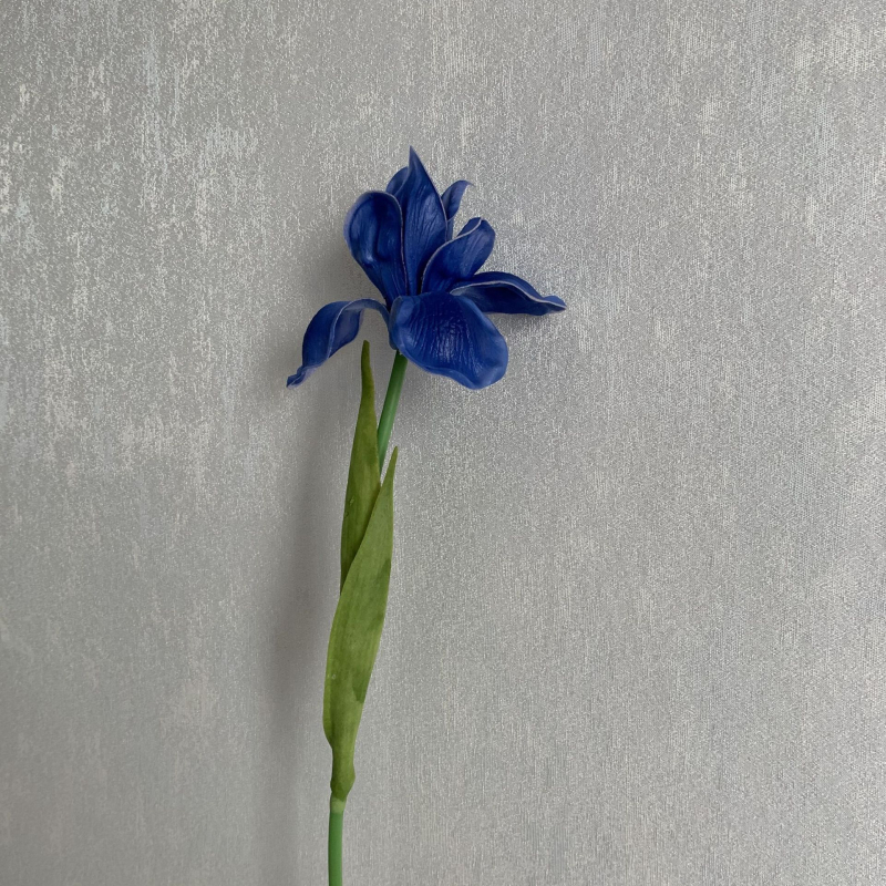 Alice Iris umelá kvetina, jednostvolová, na domovú dekoráciu a rekvizity pre fotografovanie