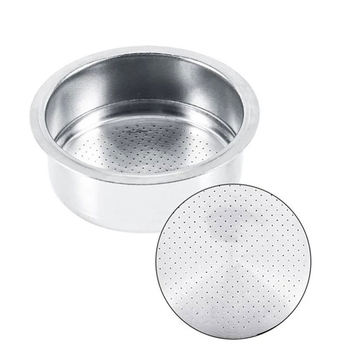 Ručný kávový filter z 304 nerezovej ocele, filtračná miska, kompatibilná s rozmermi 51/54/58 mm, na jednu alebo dve porcie