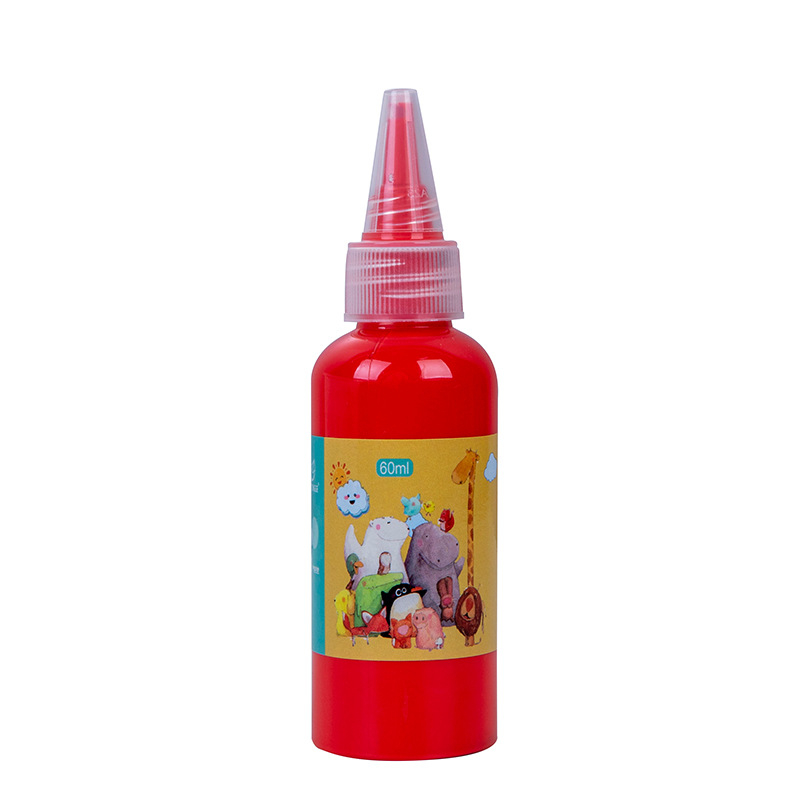 Dječji gouache set boja, perive, 60 ml, 12 boja, crtanje prstima