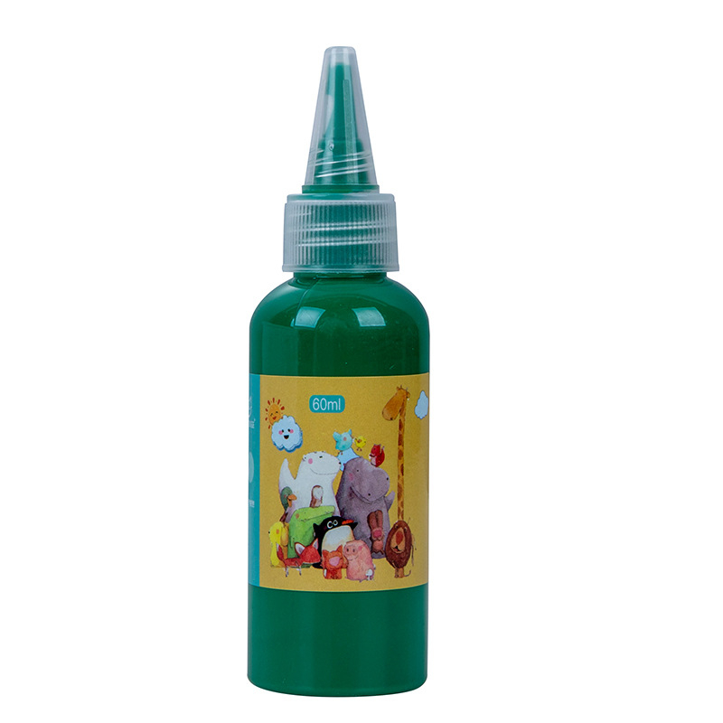 Dječji gouache set boja, perive, 60 ml, 12 boja, crtanje prstima