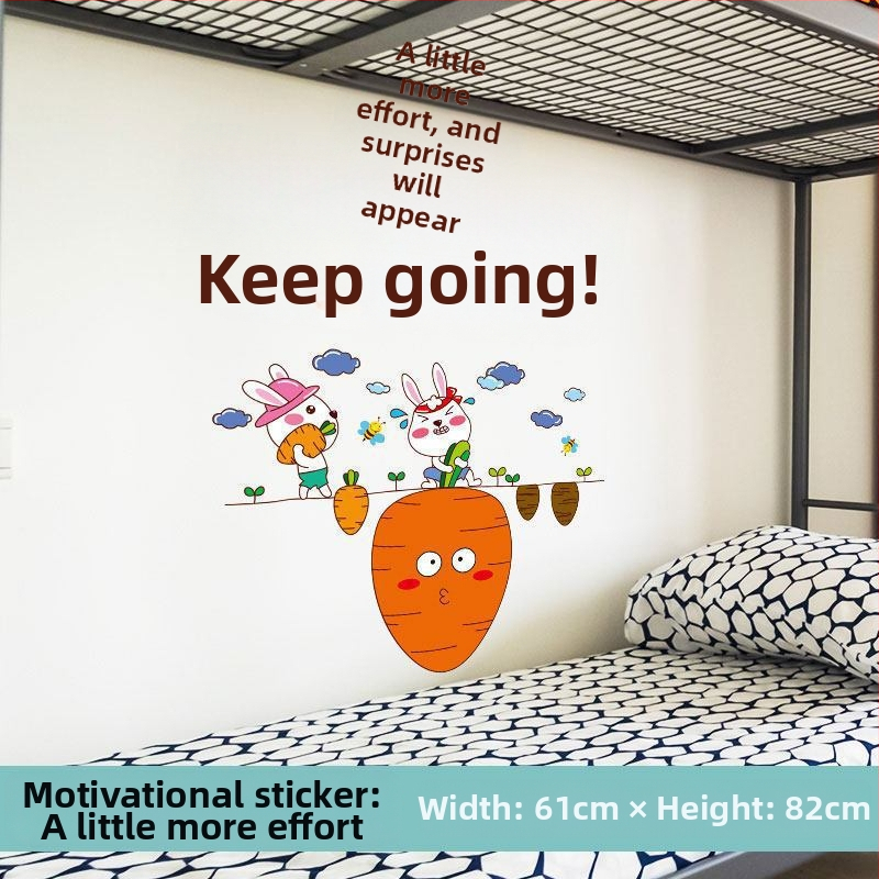 Motivačné nálepky na stenu pre štúdium, samolepiaca tapeta do študentskej izby