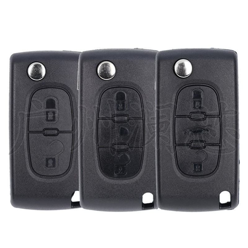 Корпус за ключ за Peugeot Citroën, сгъваем дистанционен HU83 VA2 CE0523 CE0536