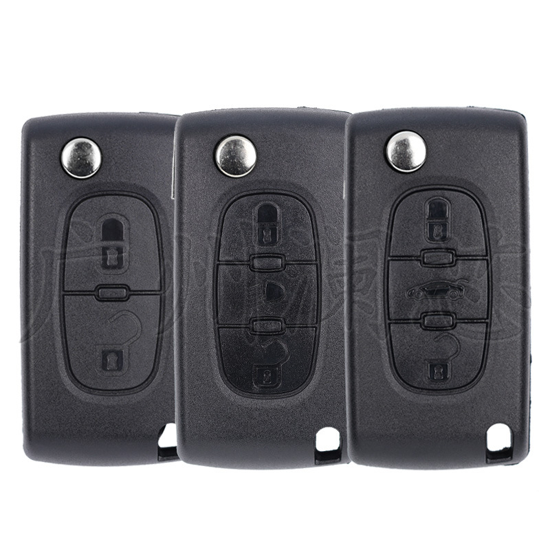Корпус за ключ за Peugeot Citroën, сгъваем дистанционен HU83 VA2 CE0523 CE0536