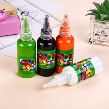 60 ml dječji set akvarelnih boja za prstno slikanje, 12 boja