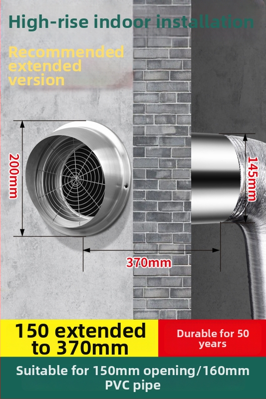 Nerezový ventilačný kryt proti vtákom a hlodavcom, čerstvý vzduch