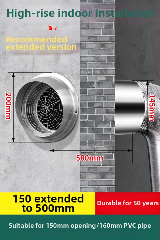 Nerezový ventilačný kryt proti vtákom a hlodavcom, čerstvý vzduch