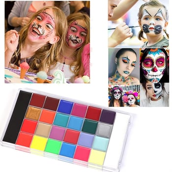20 boja uljnog make-upa za lice za scenijski makeup, pogodno za Halloween i Božić