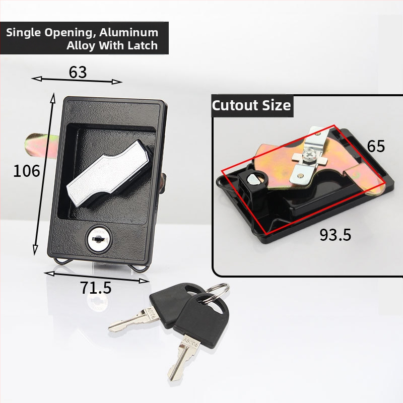 Gu Rui 112 Zámok skrinky zinkovej zliatiny, s ťahovacou tyčou a prepojeným mechanizmom pre elektromechanický riadiaci box