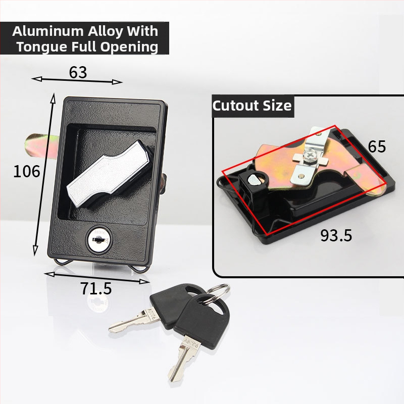 Gu Rui 112 Zámok skrinky zinkovej zliatiny, s ťahovacou tyčou a prepojeným mechanizmom pre elektromechanický riadiaci box