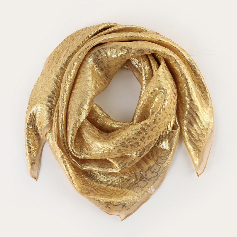 RASINISILK etnikus stílusú négyzet alakú fejkendő és turbán — Jacquard chiffon, warp-kötésű anyag, porálló, 85 cm