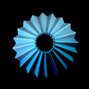 Origami keramický filter na kávu s podstavcom – prenosný drip filter pre prípravu kávy