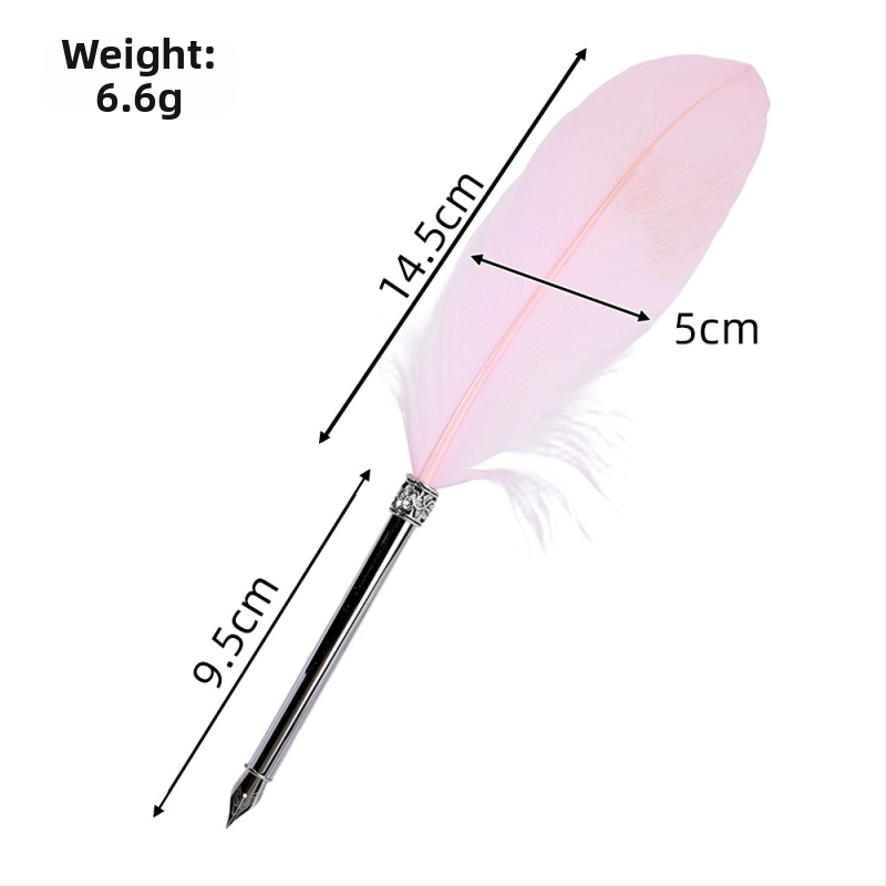 Európske retro pero s pávím perom – kreatívny darček k promócii