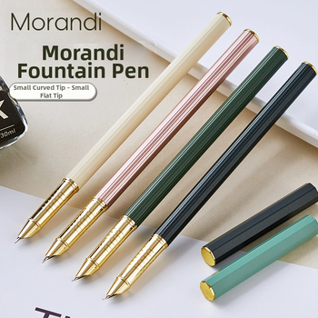 Morandi plniace pero s 0,38 mm hrotom, kovové telo, dlhý telies, na precvičovanie písania, pre chlapcov aj dievčatá zo základnej školy