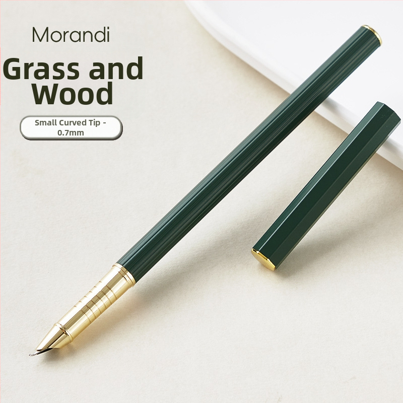 Morandi plniace pero s 0,38 mm hrotom, kovové telo, dlhý telies, na precvičovanie písania, pre chlapcov aj dievčatá zo základnej školy