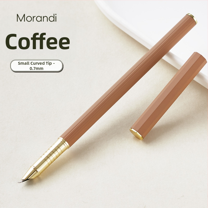 Morandi plniace pero s 0,38 mm hrotom, kovové telo, dlhý telies, na precvičovanie písania, pre chlapcov aj dievčatá zo základnej školy