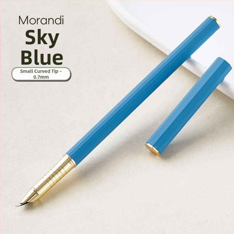 Morandi plniace pero s 0,38 mm hrotom, kovové telo, dlhý telies, na precvičovanie písania, pre chlapcov aj dievčatá zo základnej školy