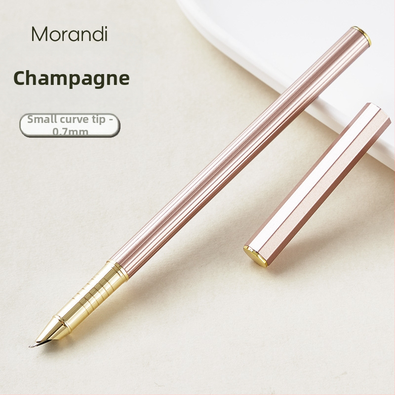 Morandi plniace pero s 0,38 mm hrotom, kovové telo, dlhý telies, na precvičovanie písania, pre chlapcov aj dievčatá zo základnej školy