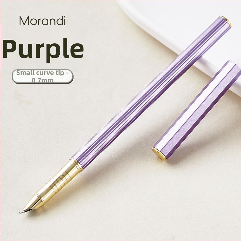 Morandi plniace pero s 0,38 mm hrotom, kovové telo, dlhý telies, na precvičovanie písania, pre chlapcov aj dievčatá zo základnej školy