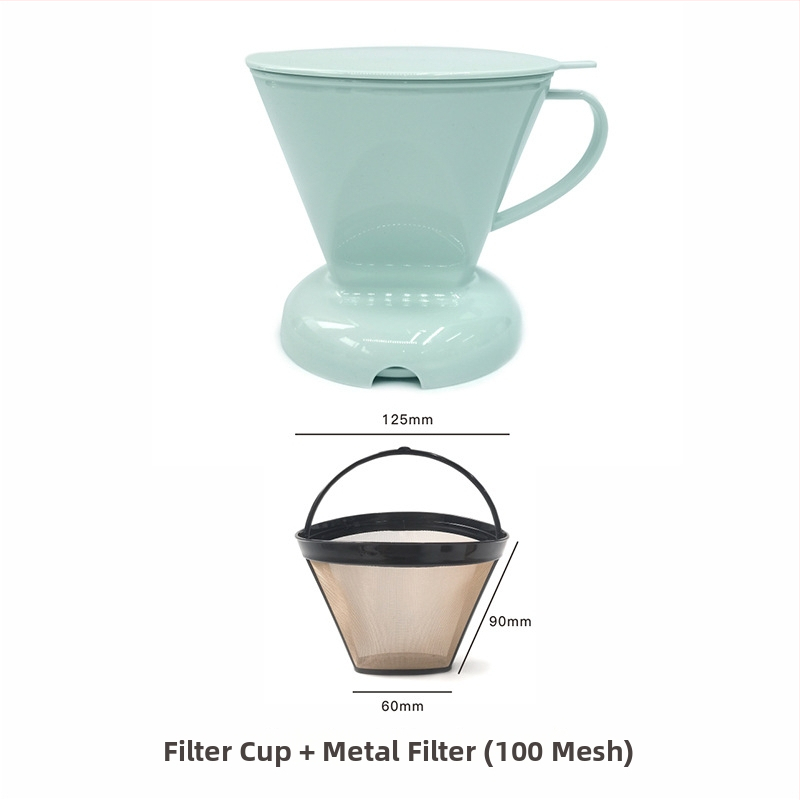 V60 filter pohár s prepínačom, bez papierového filtra, na čaj a kávu