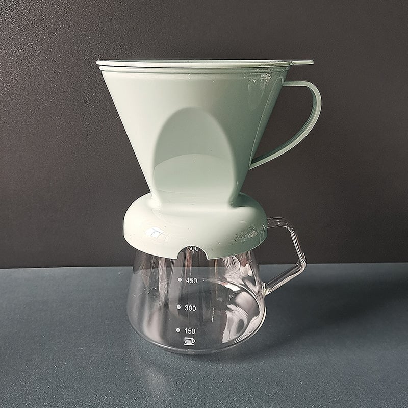 V60 filter pohár s prepínačom, bez papierového filtra, na čaj a kávu