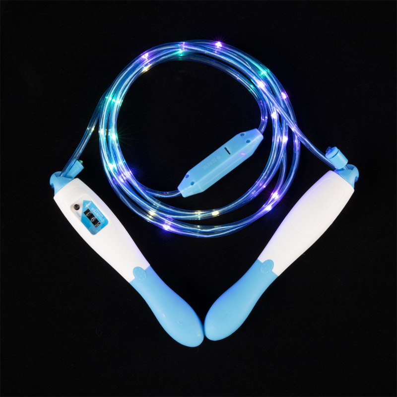Jump rope със LED светлина и брояч на скокове – тренировка
