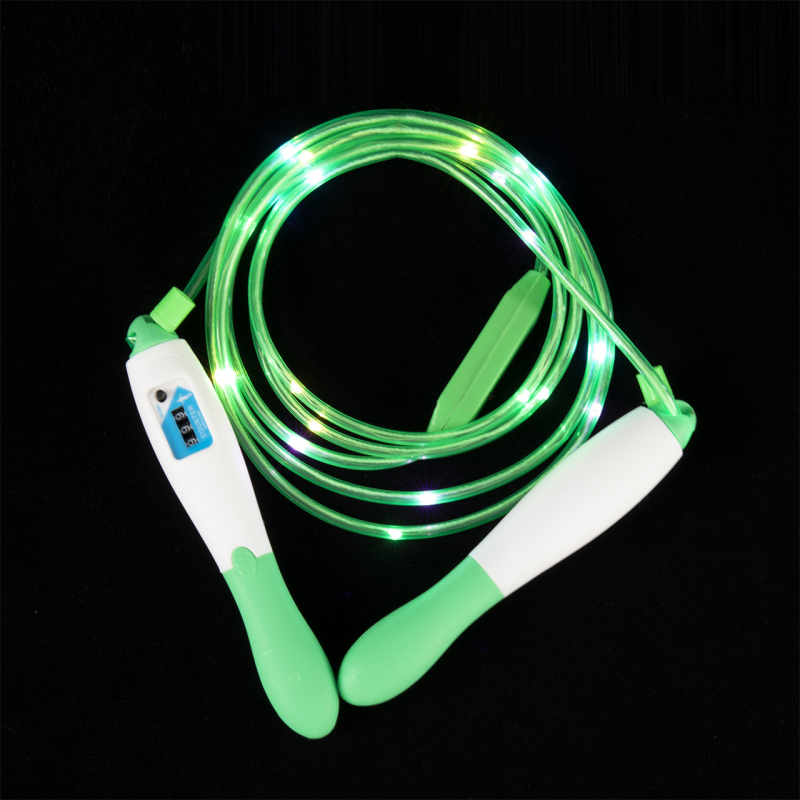 Jump rope със LED светлина и брояч на скокове – тренировка