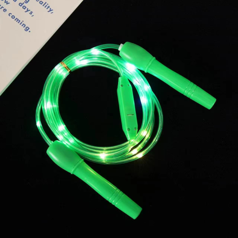 Jump rope със LED светлина и брояч на скокове – тренировка
