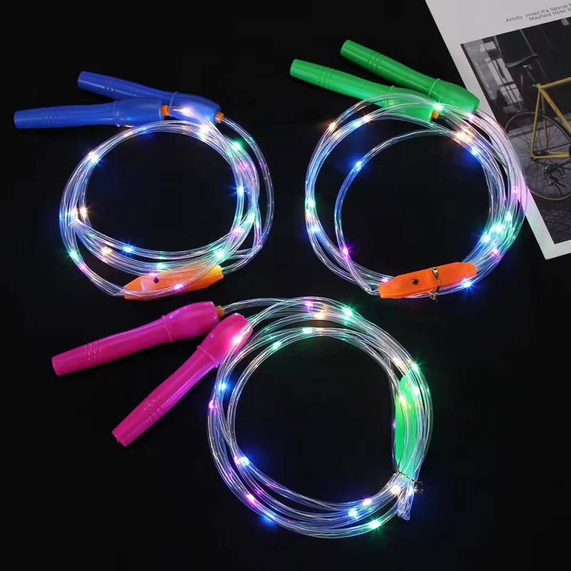 Jump rope със LED светлина и брояч на скокове – тренировка