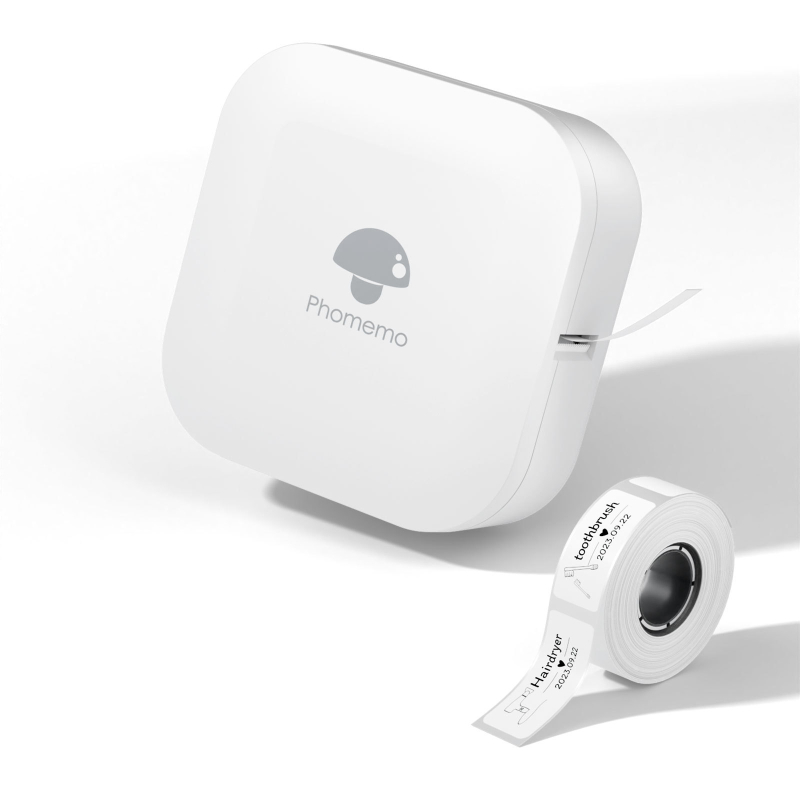 Phomemo Q30 mini tlačiareň štítkov Bluetooth – termálny tlačiareň pre domáce použitie