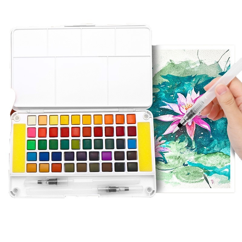 Master 10401 Set čvrstih akvarel boja za djecu, DIY umjetnički materijali, perivo, 24 boje