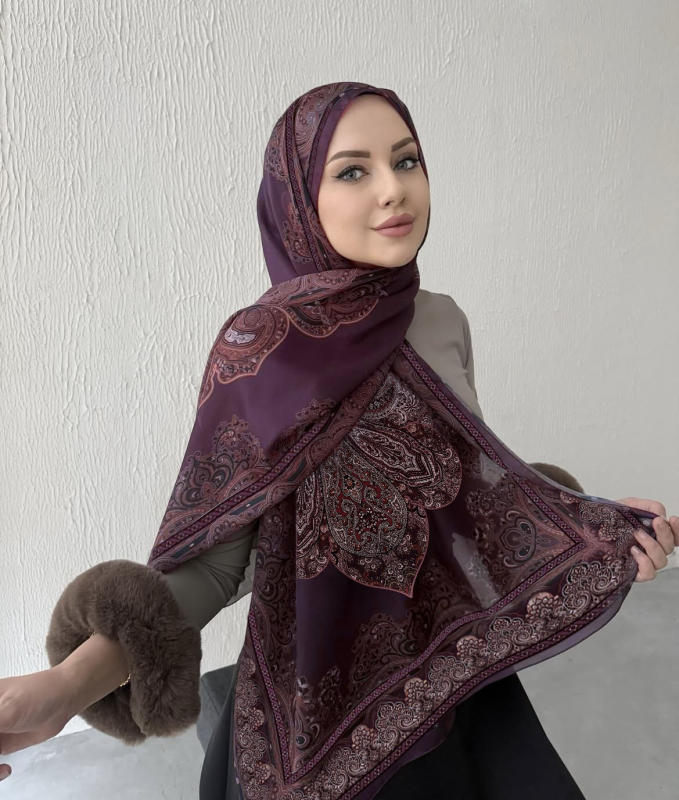 Gradiens mintás chiffon hosszú sál, légáteresztő, puha és divatos fejkendő tavasz–nyárra.
