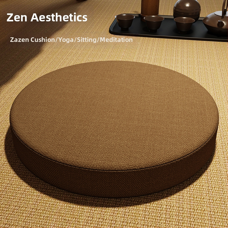 Hrubší vankúš na meditáciu pre zen prax, čínskeho štýlu tatami sedací vankúš, Zen koberec do čajovne, domáci vankúš ku oknu