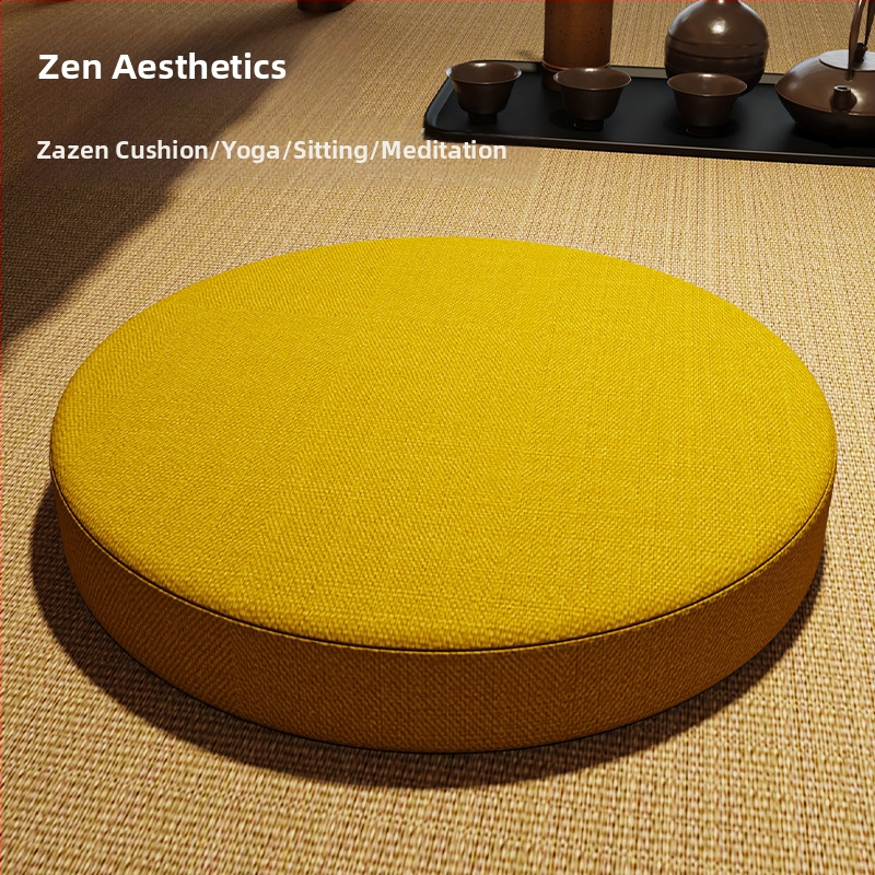 Hrubší vankúš na meditáciu pre zen prax, čínskeho štýlu tatami sedací vankúš, Zen koberec do čajovne, domáci vankúš ku oknu