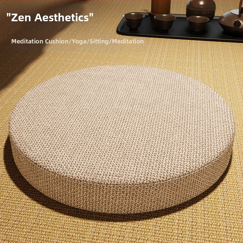 Hrubší vankúš na meditáciu pre zen prax, čínskeho štýlu tatami sedací vankúš, Zen koberec do čajovne, domáci vankúš ku oknu