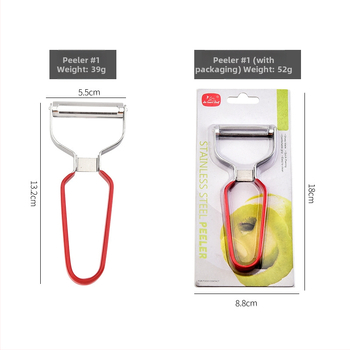 Nerezová oceľ s motívom usmievajúcej sa tváre – škrabka, strúhadlo a krájač na ovocie a zeleninu, multifunkčný kuchynský nástroj