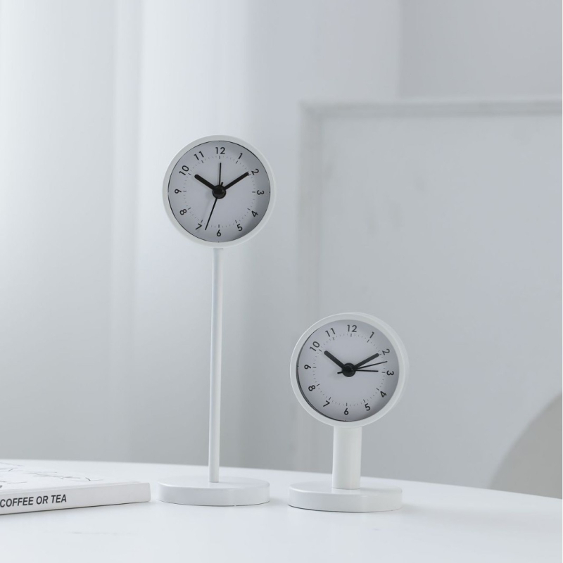 Desktopový mini mechanický budík s luxusným vzhľadom, dekoratívny pre študentov, hlasný budík