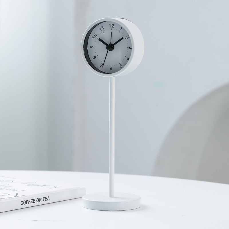 Desktopový mini mechanický budík s luxusným vzhľadom, dekoratívny pre študentov, hlasný budík