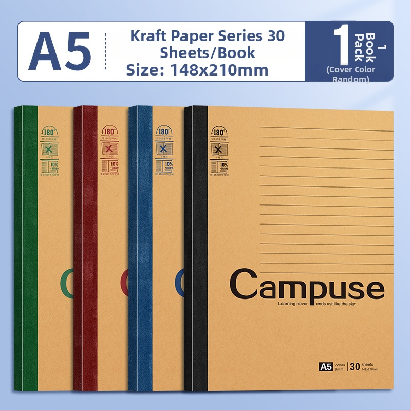 B5 poznámkový blok s mäkkou väzbou, lepené zväzky, papier 75 g/m², 100–200 strán, do práce, do školy a denník