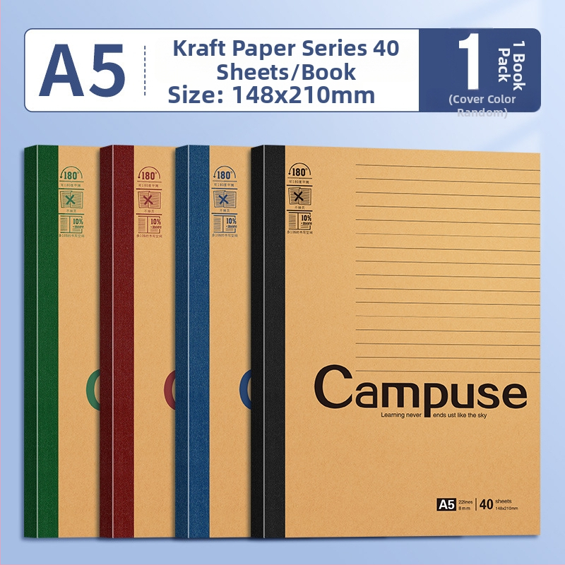 B5 poznámkový blok s mäkkou väzbou, lepené zväzky, papier 75 g/m², 100–200 strán, do práce, do školy a denník