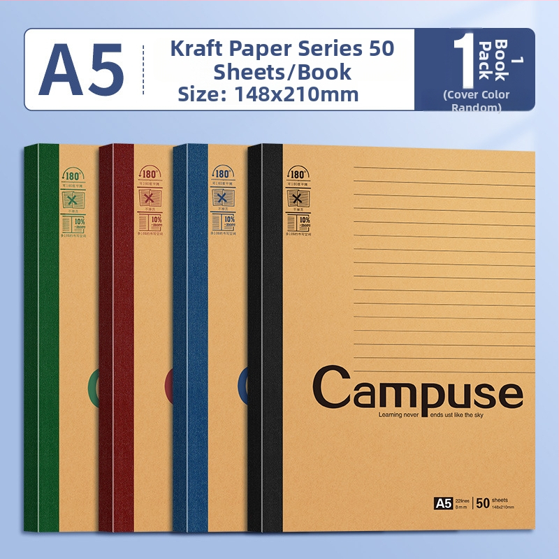 B5 poznámkový blok s mäkkou väzbou, lepené zväzky, papier 75 g/m², 100–200 strán, do práce, do školy a denník