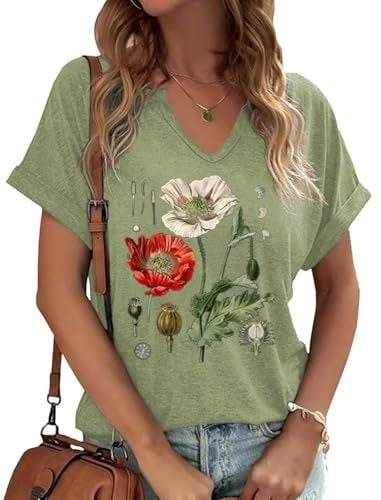 Tricou de vară pentru femei cu mânecă scurtă și decolteu în V, la modă, imprimat 3D, la modă, la vânzare 