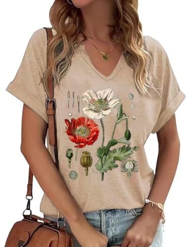 Tricou de vară pentru femei cu mânecă scurtă și decolteu în V, la modă, imprimat 3D, la modă, la vânzare 