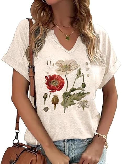Tricou de vară pentru femei cu mânecă scurtă și decolteu în V, la modă, imprimat 3D, la modă, la vânzare 
