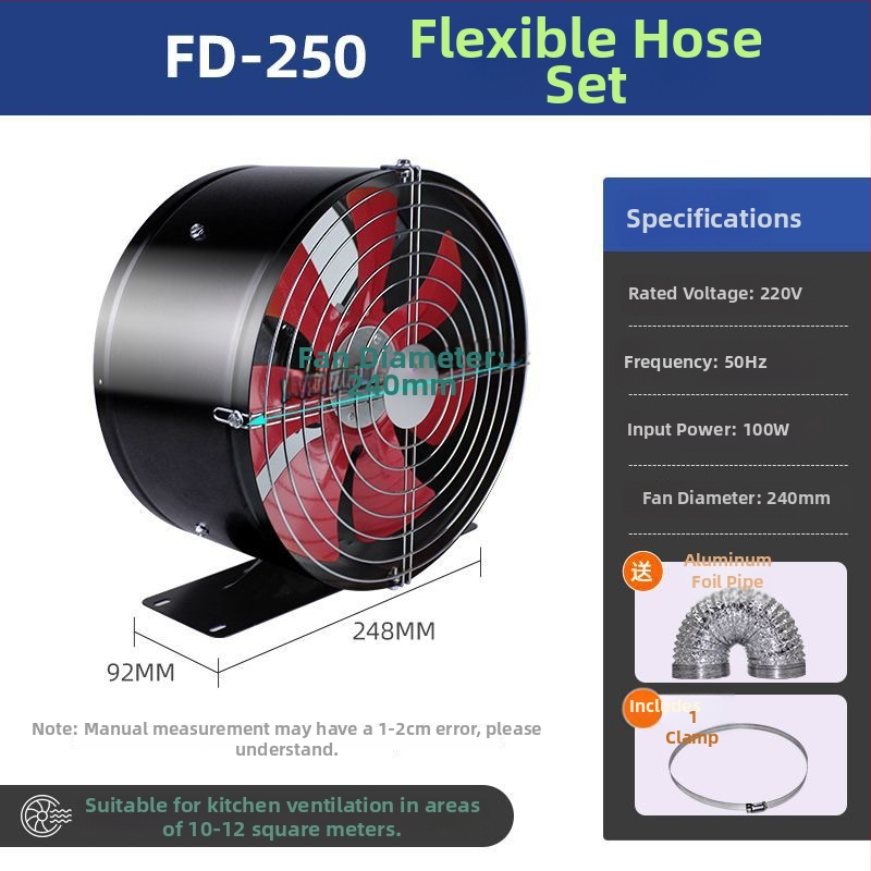 Odsávač s kruhovým potrubím pre kúpeľňu, výkonná ventilácia, kompaktný stropný ventilátor pre nájomné byty