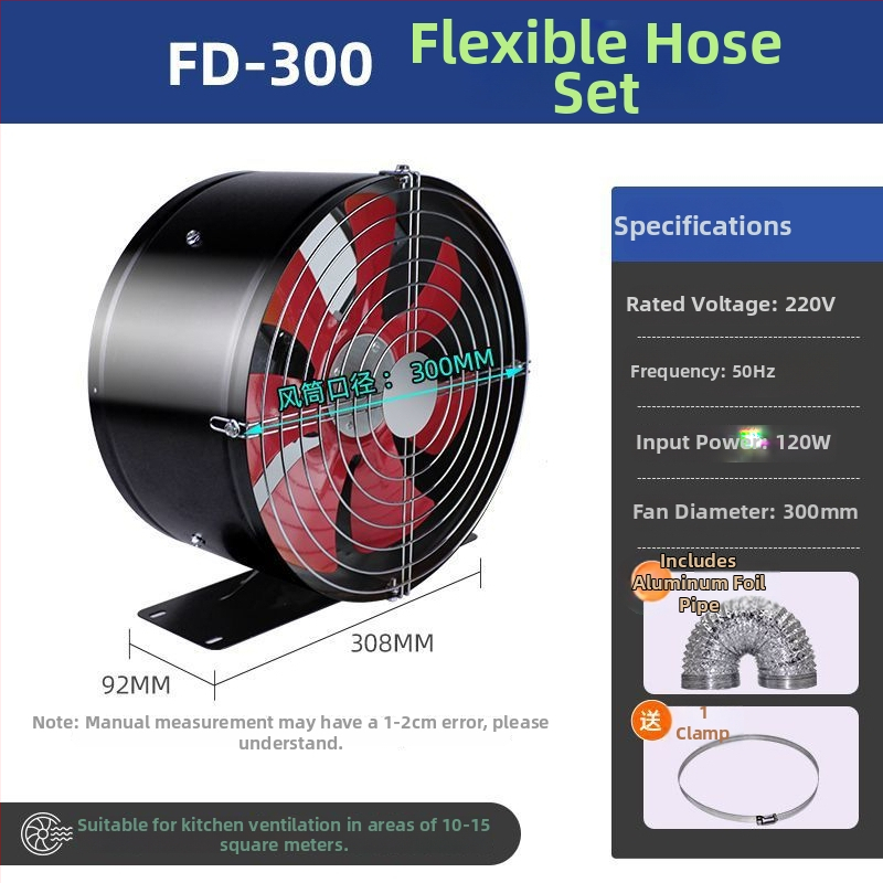 Odsávač s kruhovým potrubím pre kúpeľňu, výkonná ventilácia, kompaktný stropný ventilátor pre nájomné byty