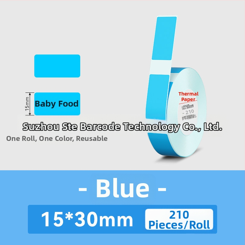 Qirui D11 Bluetooth tlačiareň štítkov pre termálne štítky s menami, šírka tlače 15 mm