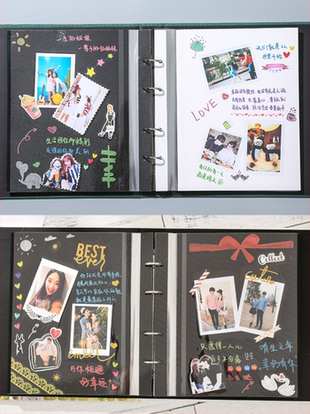 Samolepiaci laminovaný DIY photoalbum, dojčenské fotografie, rodinné spomienky, ukladanie fotografií, ručne vyrobený album pre pár