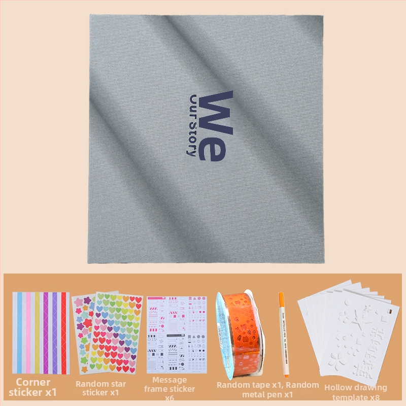 Samolepiaci laminovaný DIY photoalbum, dojčenské fotografie, rodinné spomienky, ukladanie fotografií, ručne vyrobený album pre pár