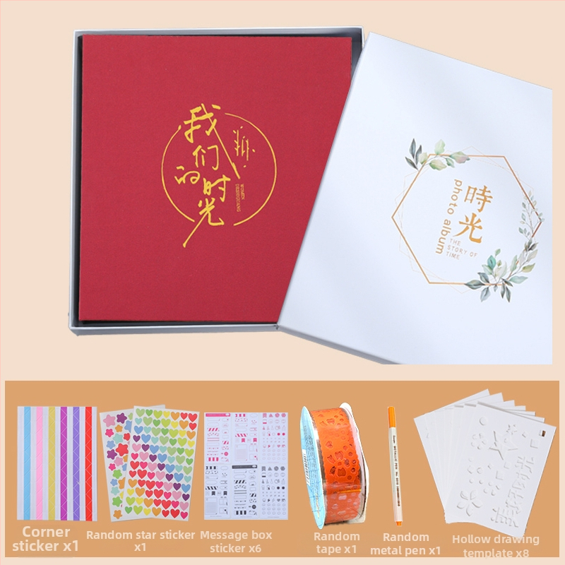 Samolepiaci laminovaný DIY photoalbum, dojčenské fotografie, rodinné spomienky, ukladanie fotografií, ručne vyrobený album pre pár